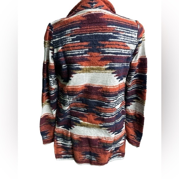 Lucky Brand Aztec Drape Front Sweater NWT Size XS - Picture 4 of 5
